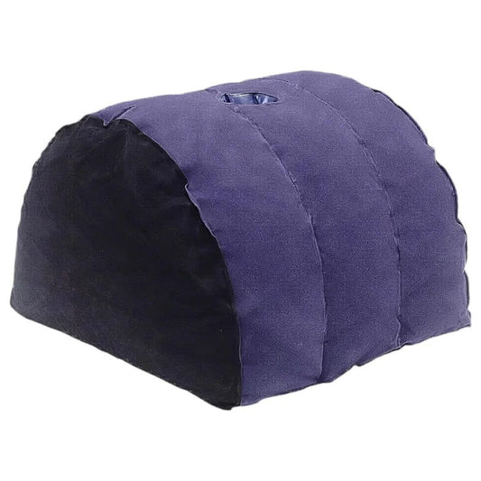 MagicPillow–AufblasbaresSexkissenmitDildohalter(lila)