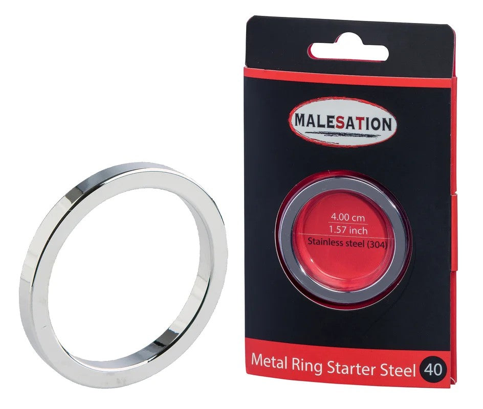 MALESATIONMetalRingStarterSteel40