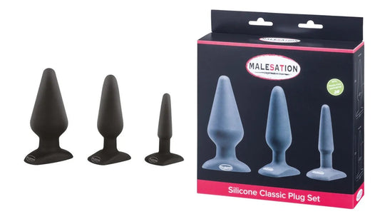 MALESATIONSiliconeClassicPlugSet