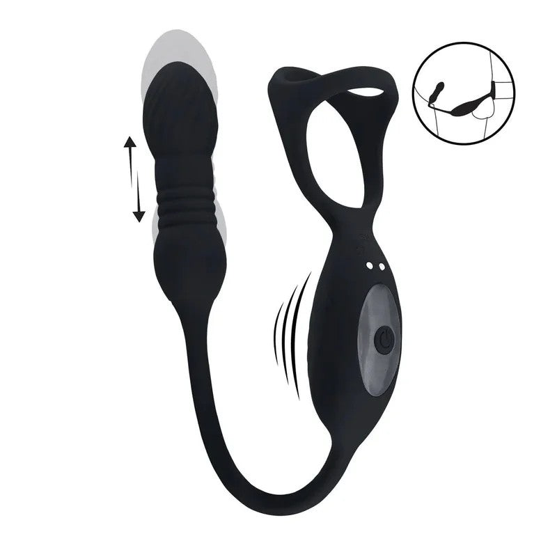 MalesationSiliconeCockringSet(black)