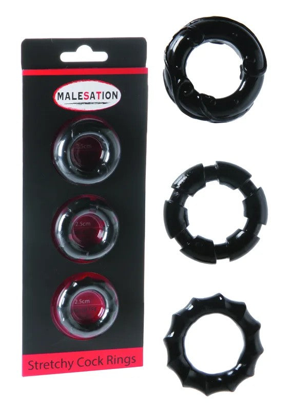 MALESATIONStretchyCockRings