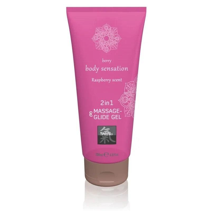Massage-undGleitgel»2in1RaspberryScent«,200ml