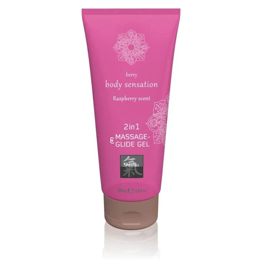 Massage-undGleitgel»2in1RaspberryScent«,200ml
