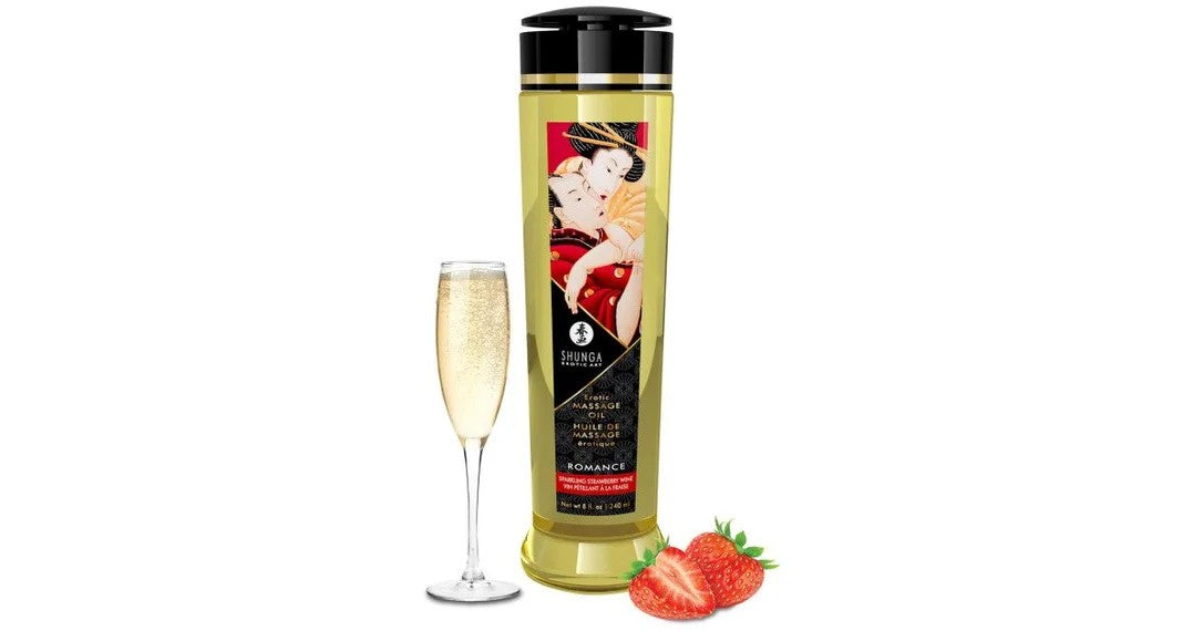 MassageOilRomanceStrawberryWine
