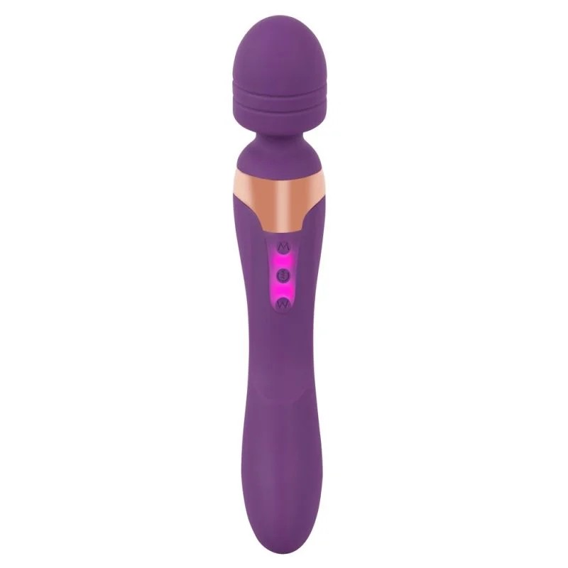 Massagestab»DoubleVibroMassager«,beitseitigverwendbar,lila