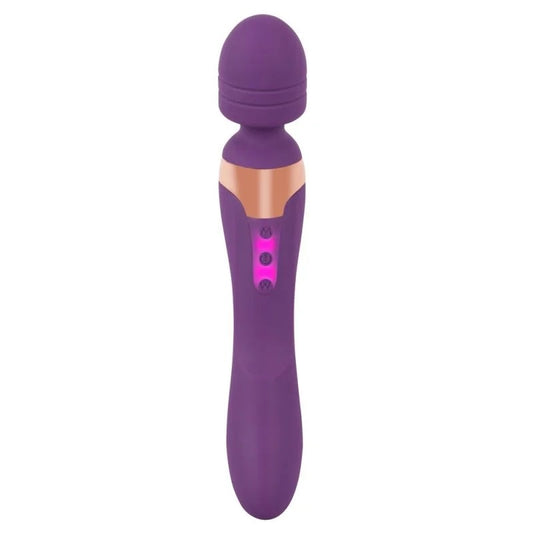 Massagestab»DoubleVibroMassager«,beitseitigverwendbar,lila
