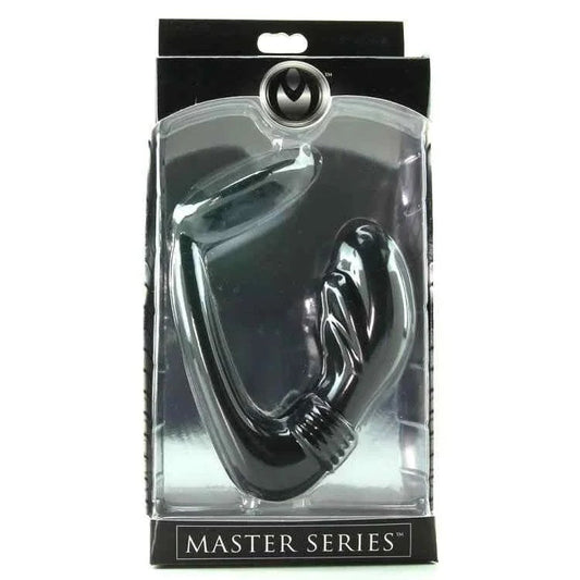 MasterSeriesCobraSiliconeP-SpotMassagerandCockRingBlack