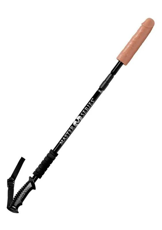 MasterSeriesDickStickRetractabledildoonastick–Black