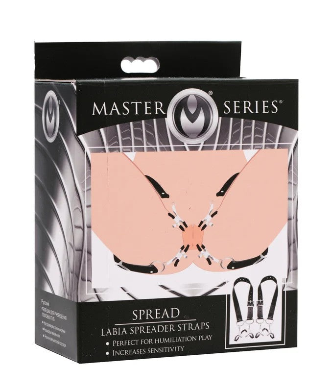 MasterSeriesSpreadLabiaSpreaderStrapswithClamps