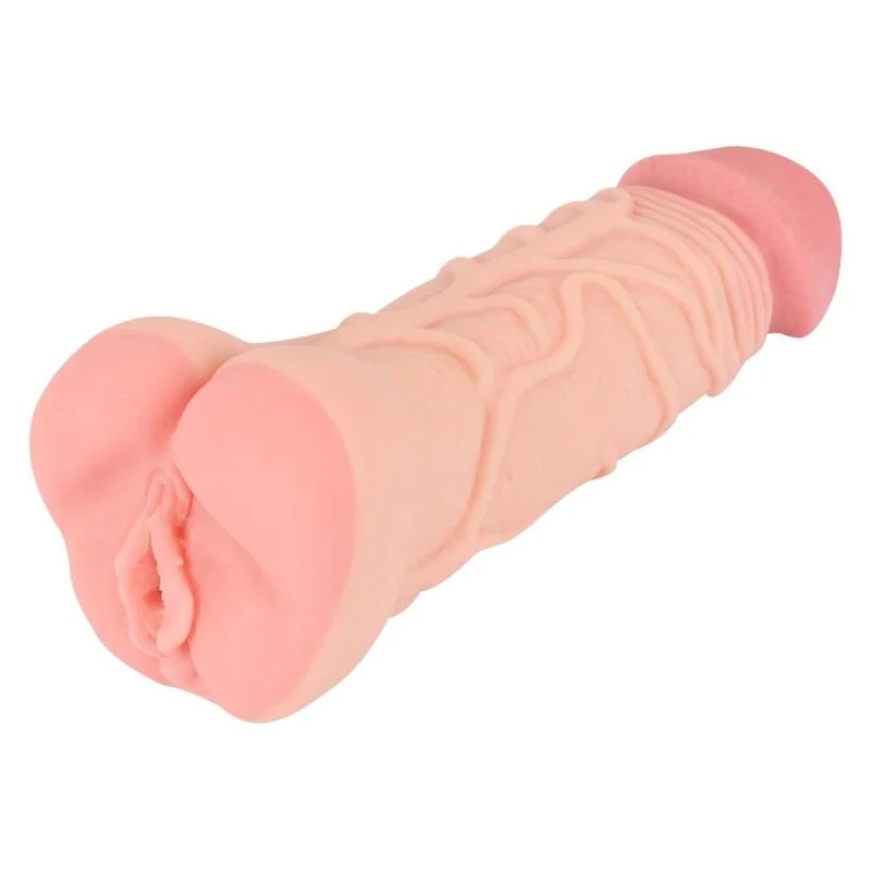 Masturbator„2in1Extension+Masturbator“auchalsPenis-Verlängerungzubenutzen