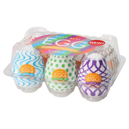 Masturbator„EggWonderPackage“,verschiedeneReizstrukturen,6Stück