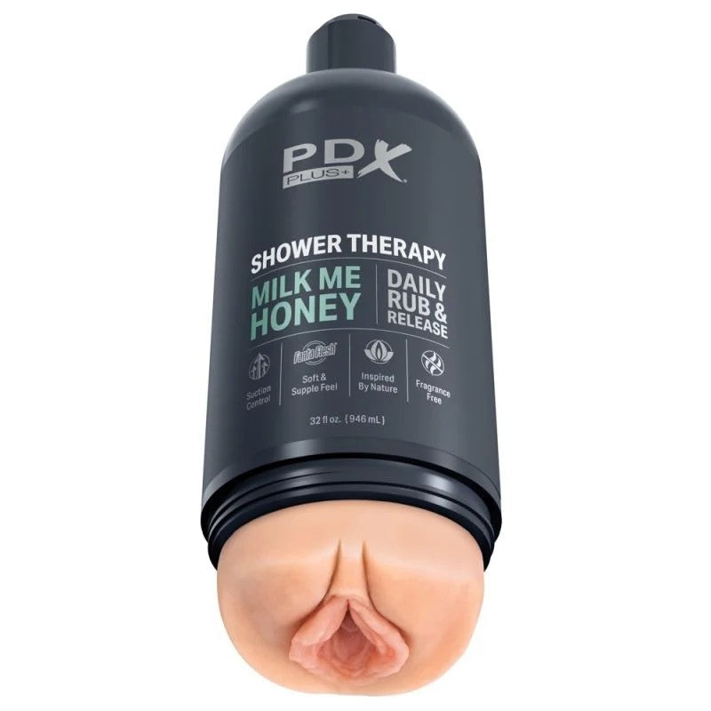Masturbator„ShowerTherapyMilkMeHoney“inklusiveabnehmbaremSaugfuß