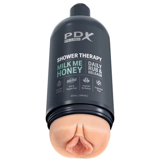 Masturbator„ShowerTherapyMilkMeHoney“inklusiveabnehmbaremSaugfuß
