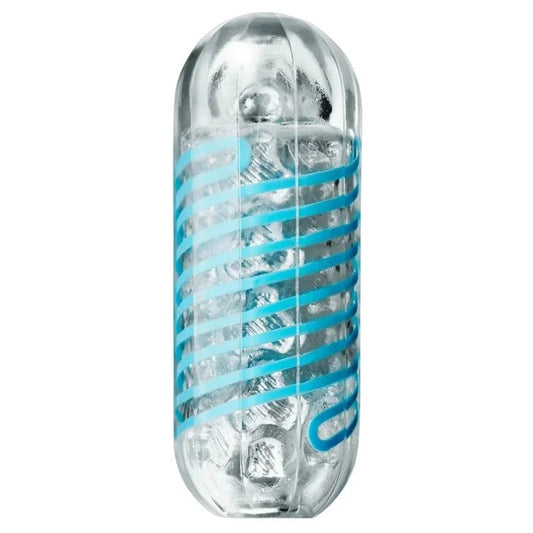 Masturbator„TENGASpinner01TETRA“mitSaug-undDreheffekt(blau)