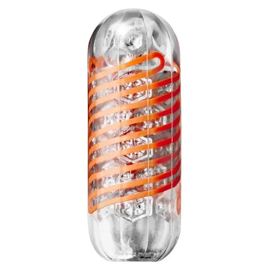 Masturbator„TENGASpinner02HEXA“mitSaug-undDreheffekt(orange)