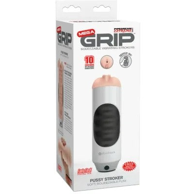 MegaGripVaginaMasturbatorVibrator|Pipedreams