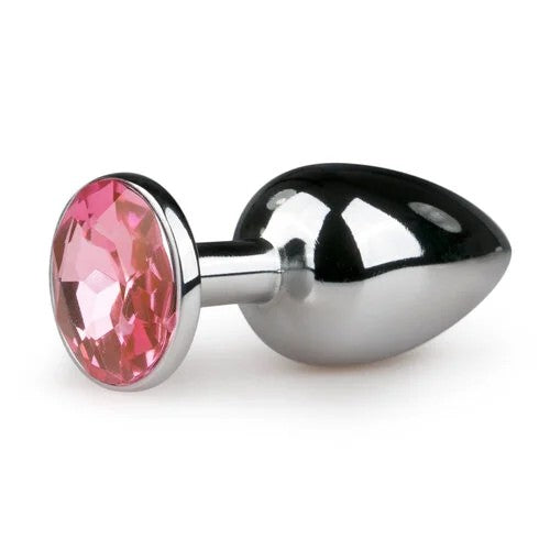 MetalButtPlugNo.1Silver/Pink2,7cm