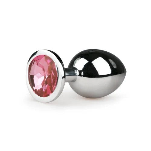 MetalButtPlugNo.2Silver/Pink3,2cm