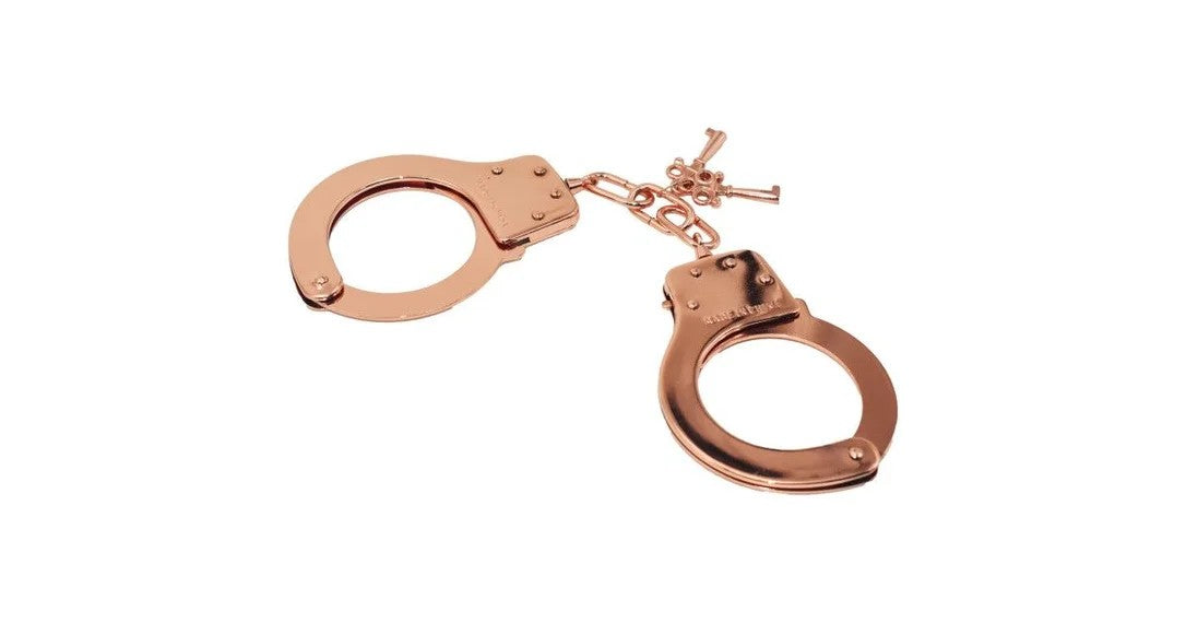 MetalHandcuffsRoseGold