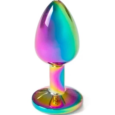 MetallButtplugRegenbogen7cm|Secretplay