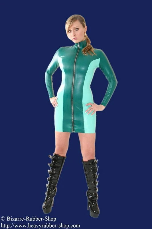 Minidresstwocoloredandtightcut0,60mm