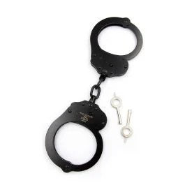 MisterBCuffDoubleLock,Chain,Black