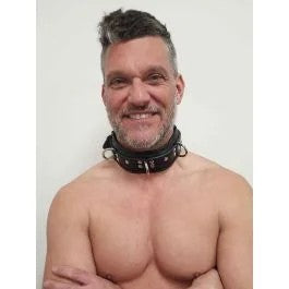 MisterBEssentialLeatherLockableCollarBlack