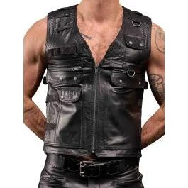 MisterBLeatherUtilityVest