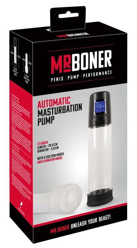 MisterBonerAutomatic2in1penispump&masturbatortransparent