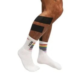 MisterBPrideCrewSocks–White