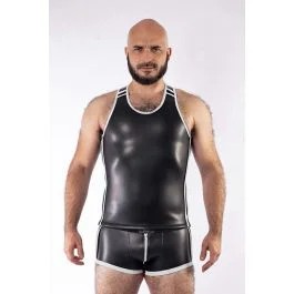 MisterBTankTopNeoprenschwarz-weiß