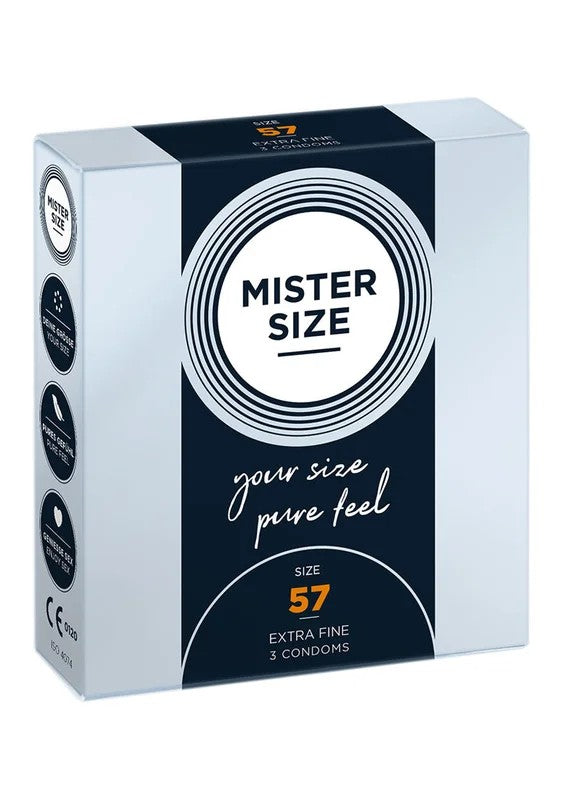 MisterSize–57mmKondom3er