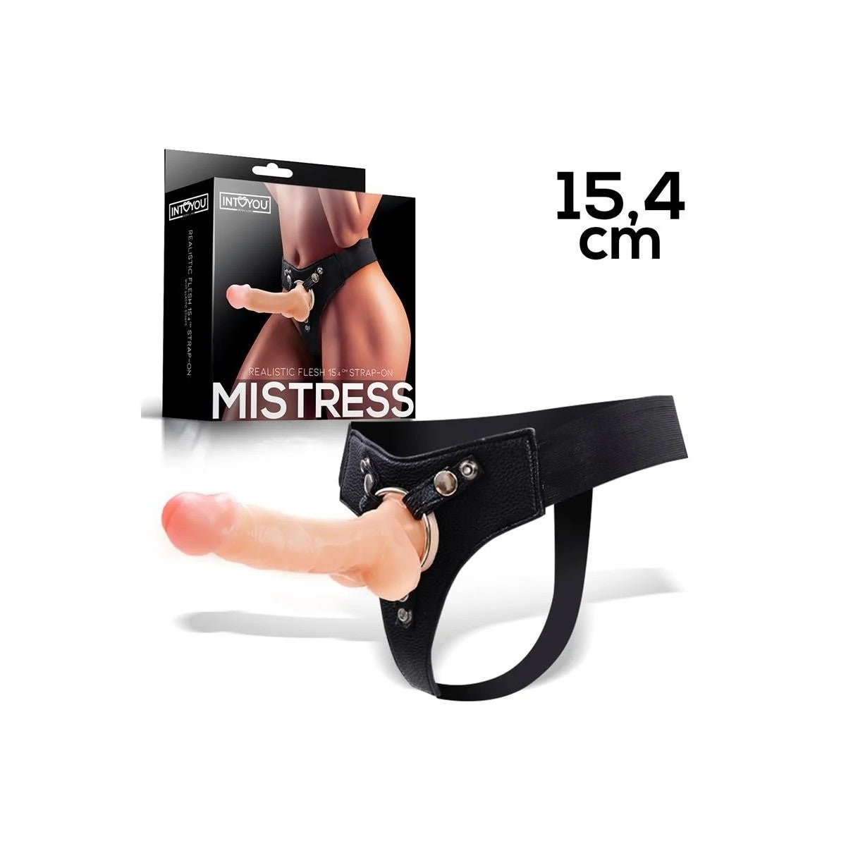 MISTRESSELASTISCHERSTRAP-ONMITSILIKONDILDO15,4CMHAUTFARBENVONINTOYOUBDSMLINE