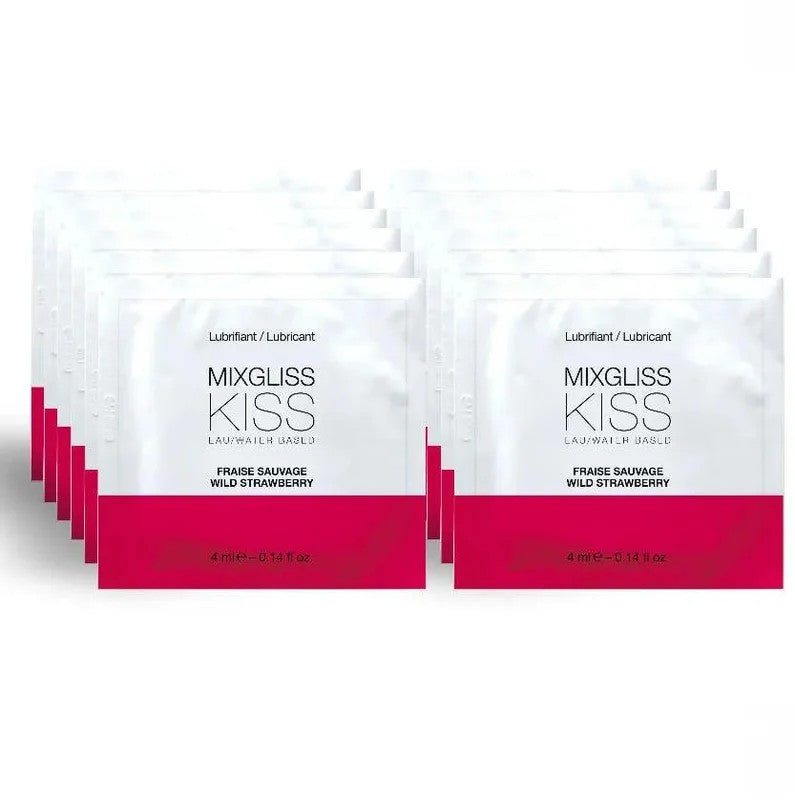 MIXGLISS–WASSERBASIERTESSCHMIERMITTELERDBEERGESCHMACK12EINZELDOSIS4ML