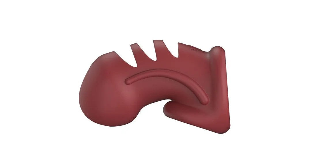 Model28UltraSoftSiliconeChastityCageRed