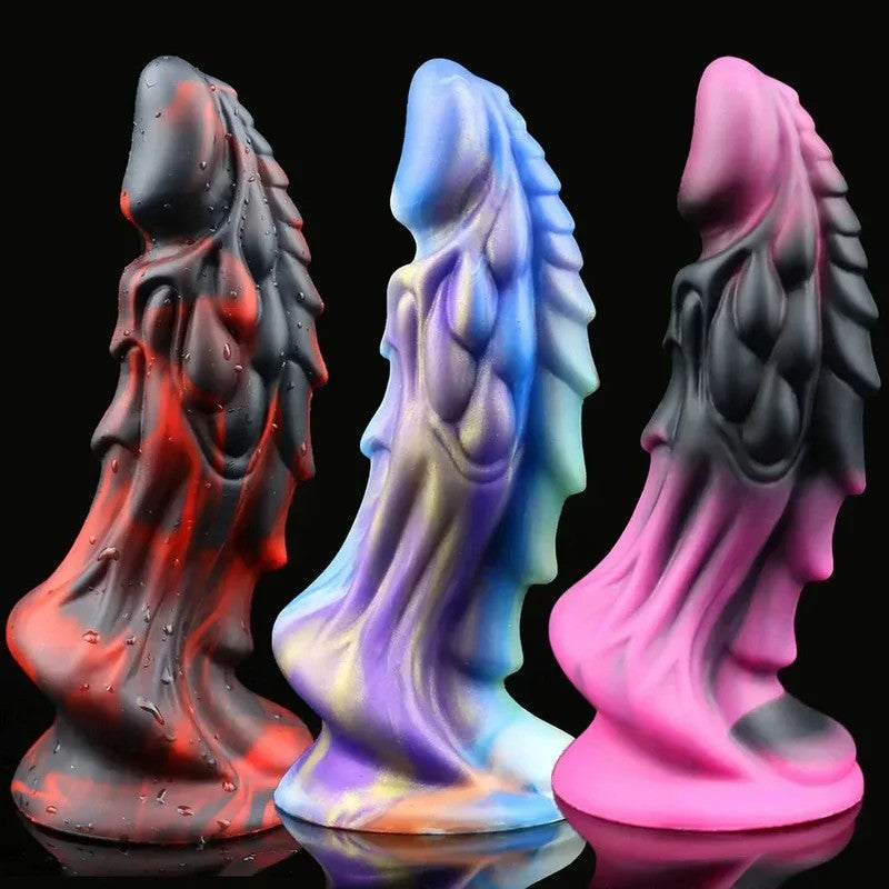 MonsterdildosButtplug–exotischerriesigerDrachendildomitgeknotetemG-PunktundProstata-Sexspielzeug