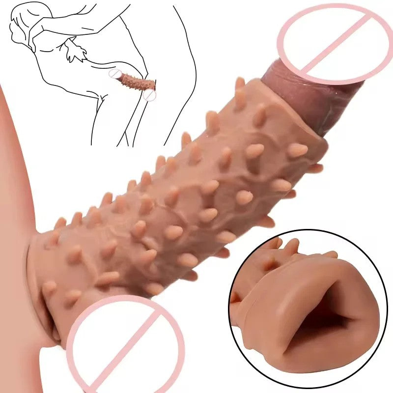 MonsterKnottedCockSleeveSet–3-in-1Strap-OnOpen-EndPenishüllefürMänner,Sexspielzeug-Set