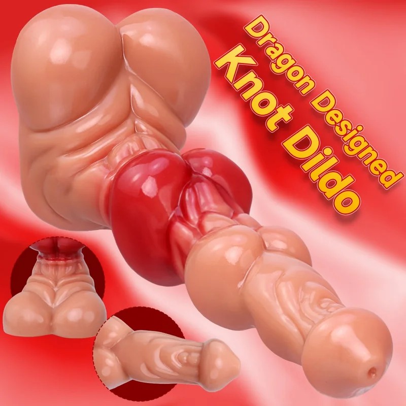 Mr.MuscleMonsterKnotDildo–FantasievollesSilikon-Vaginal-Knoten-SexspielzeugfürFrauen