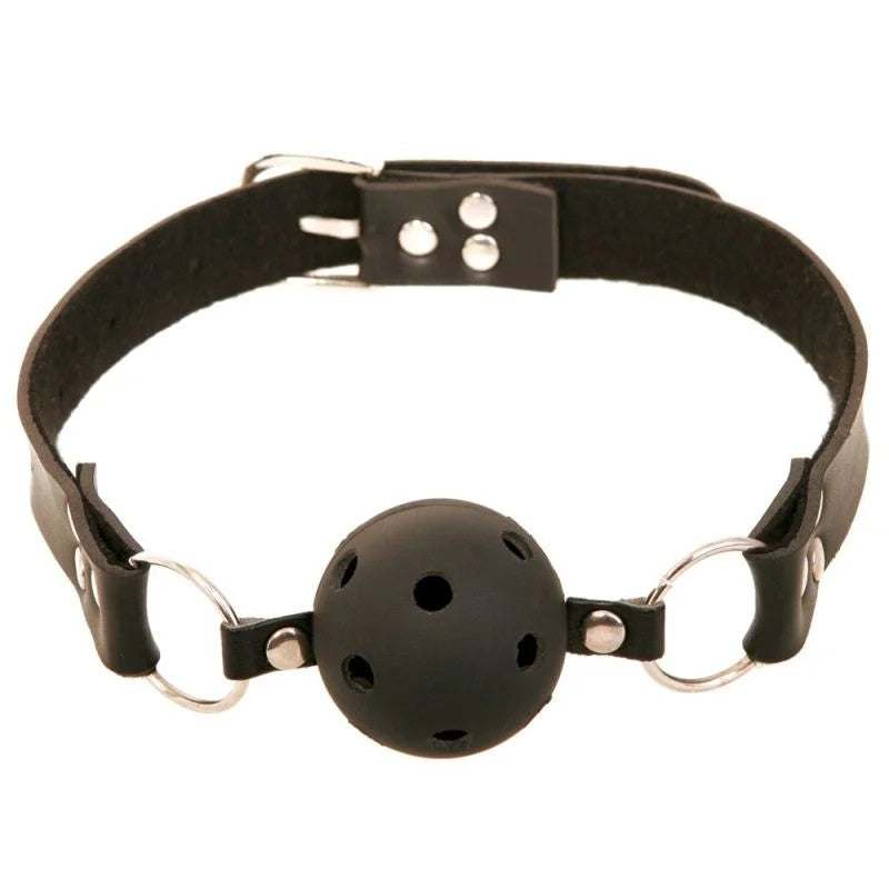 Mundknebel„BreathableBallGag“,HartgummiballmitAtemlöchern