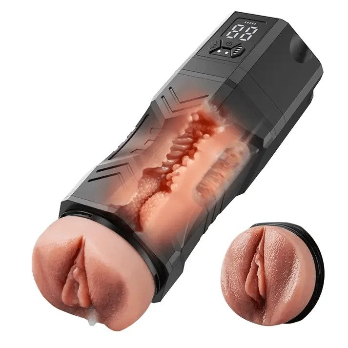 MV10：5Saugstufen9VibrationsmodigroßRealistischerMasturbator