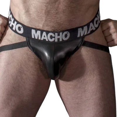 Mx25ncJockSchwarzesLederL|Macho