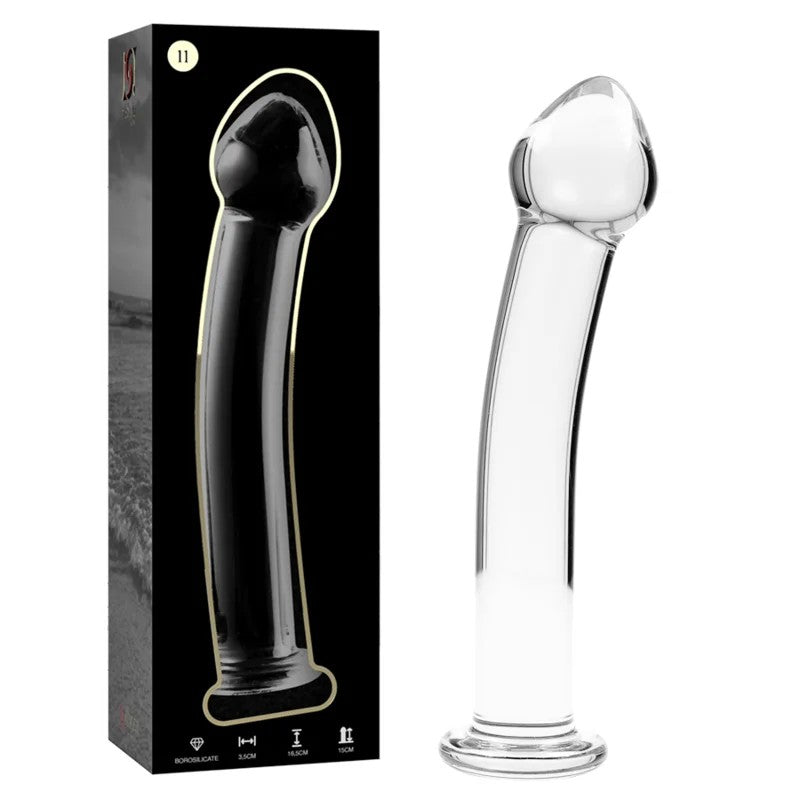 NEBULASERIESBYIBIZA–MODELL11DILDOBOROSILIKATGLASKLAR16CM-O-3CM