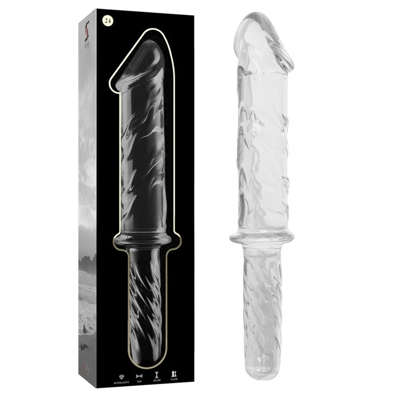 NEBULASERIESBYIBIZA–MODELL24DILDOBOROSILIKATGLASKLAR28.5CM-O-5CM