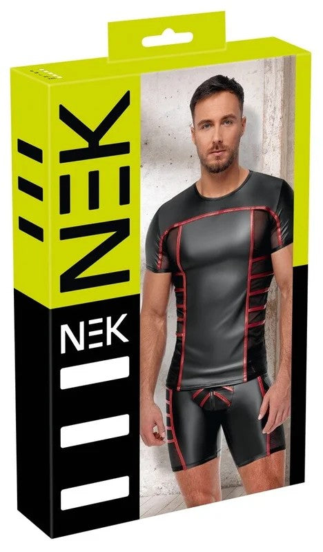 NEK–Men’sShirtblack/redS