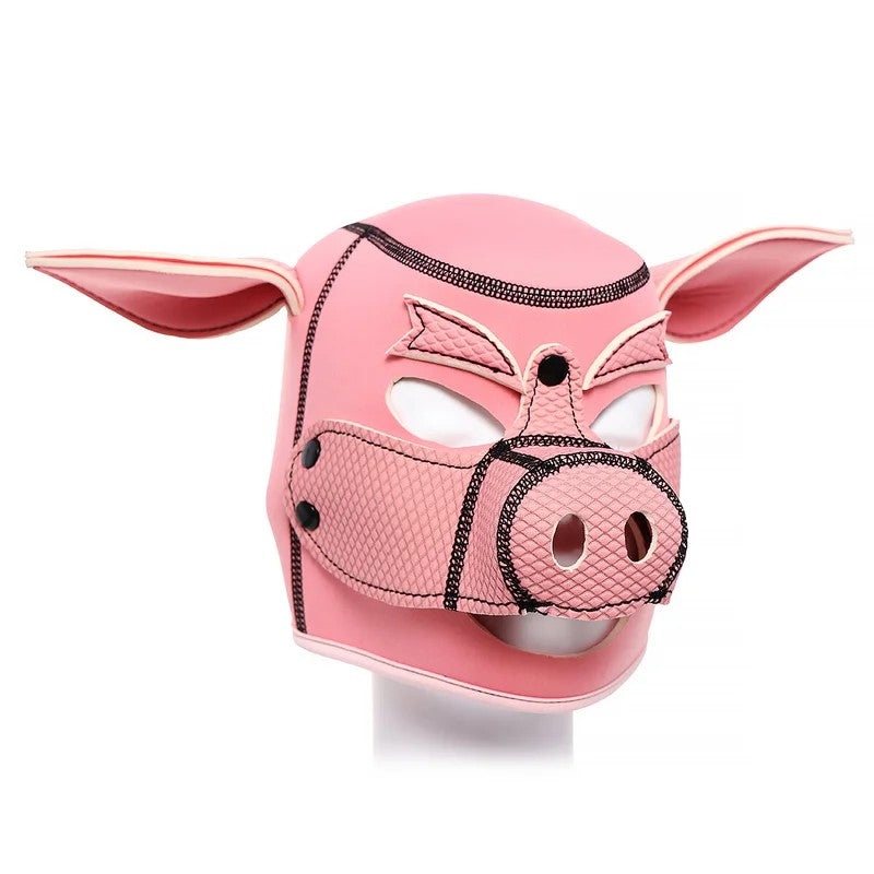 NeoprenePinkPigBDSMHood