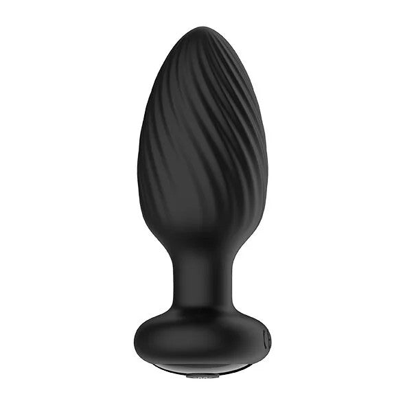 NexusTornadoButtPlugMediumBlack3,98cm