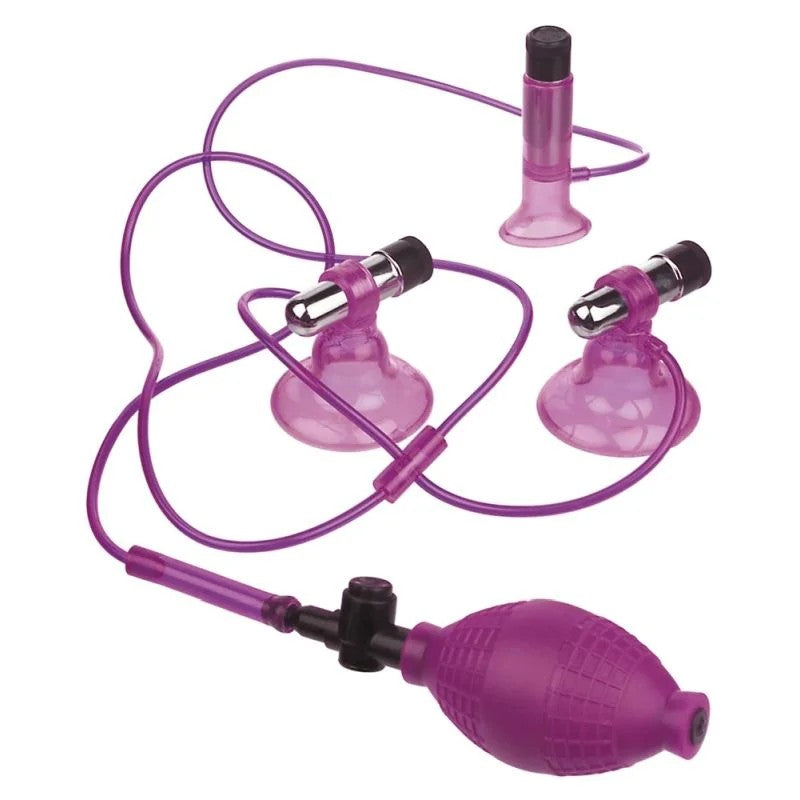 Nippel-undKlitorissauger„VibratingTripleSuckers“,mitVibration