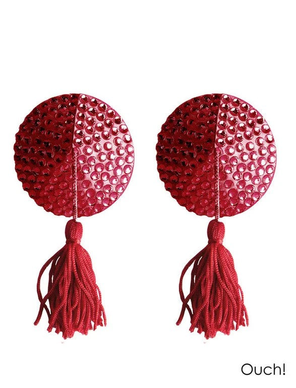 NippleTassels–Round–Red