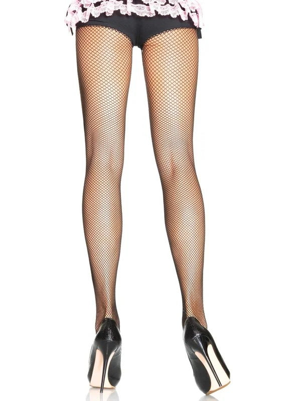 NylonFishnetPantyhoseBlackOS