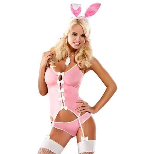 ObsessiveBunnySuitCostumePinkS–XL